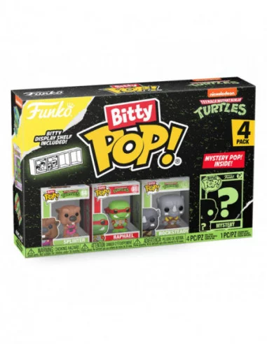 Les Tortues ninja Pack de 4 Figuras Bitty POP! Vinyl Splinter 2,5 cm