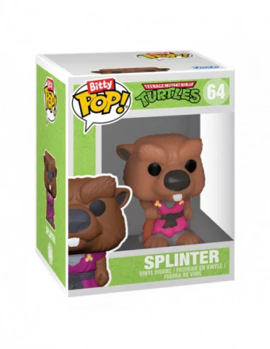 Les Tortues ninja Pack de 4 Figuras Bitty POP! Vinyl Splinter 2,5 cm