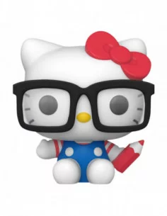 Hello Kitty Figura POP! Sanrio Vinyl Hello Kitty Nerd 9 cm