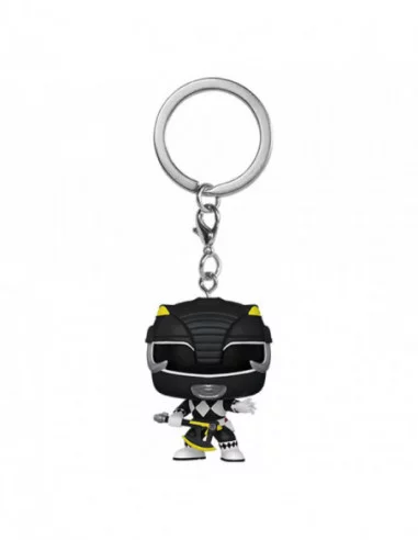 Power Rangers 30th Llaveros Pocket POP! Vinyl Black Ranger 4 cm Expositor (12)