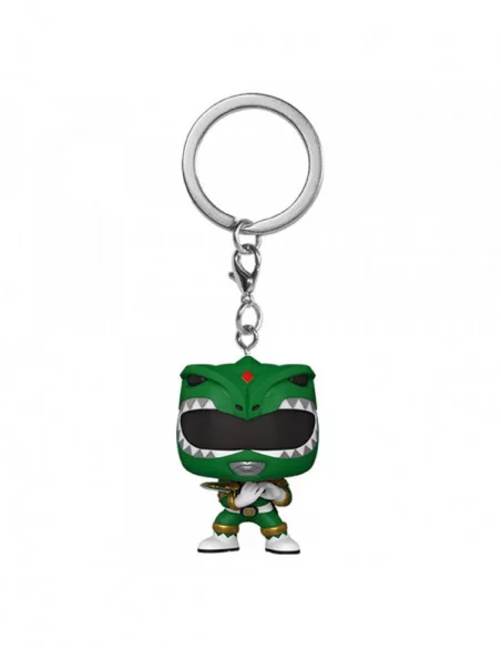 Power Rangers 30th Llaveros Pocket POP! Vinyl Green Ranger 4 cm Expositor (12)