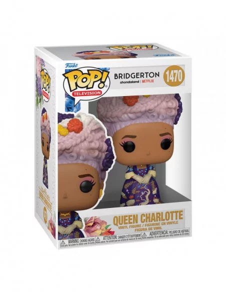 Bridgerton POP! TV Vinyl Figura Queen Charlotte 9 cm