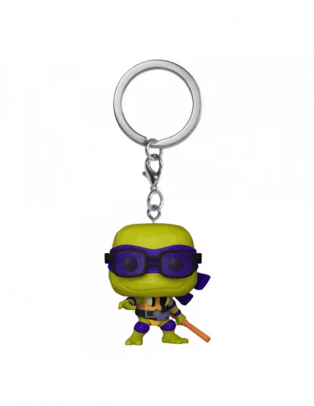 Tortugas Ninja Llaveros Pocket POP! Vinyl Donatello 4 cm Expositor (12)