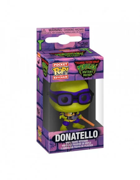 Tortugas Ninja Llaveros Pocket POP! Vinyl Donatello 4 cm Expositor (12)