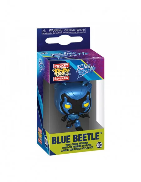 Escarabajo azul Llaveros Pocket POP! Vinyl Blue Beetle 4 cm Expositor (12)