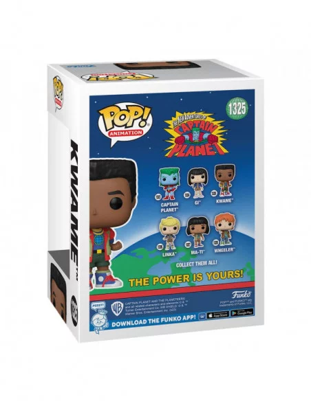 Capitán Planeta y los planetarios Figura POP! Animation Kwame 9 cm