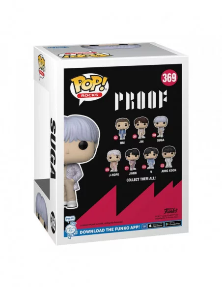 BTS POP! Rocks Vinyl Figura Suga 9 cm