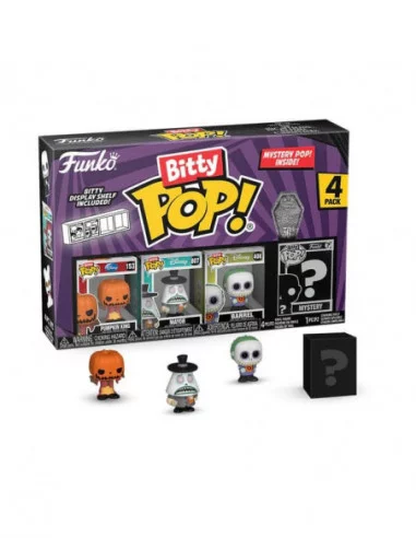 Pesadilla antes de Navidad Pack de 4 Figuras Bitty POP! Vinyl Pumpkin Jack 2,5 cm