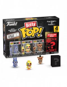Five Nights at Freddy's Pack de 4 Figuras Bitty POP! Vinyl Nightmare Bonnie 2,5 cm