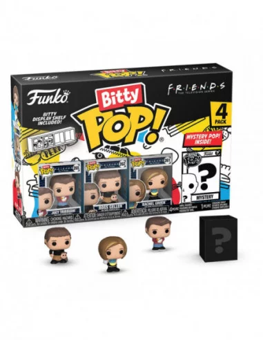 Friends Pack de 4 Figuras Bitty POP! Vinyl Joey 2,5 cm