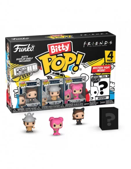 Friends Pack de 4 Figuras Bitty POP! Vinyl Monica as Catwoman 2,5 cm