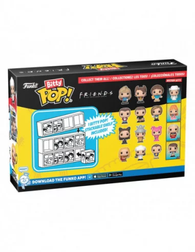 Friends Pack de 4 Figuras Bitty POP! Vinyl Monica as Catwoman 2,5 cm
