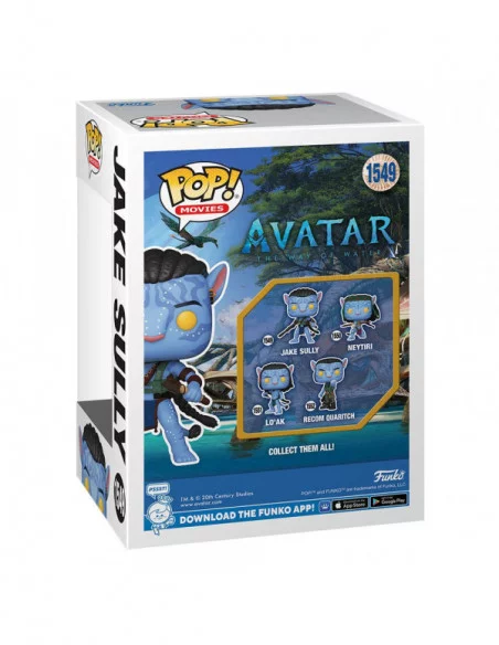 Avatar: El sentido del agua Figura POP! Movies Vinyl Jake Sully (Battle) 9 cm