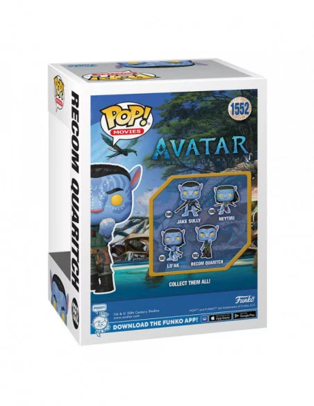 Avatar: El sentido del agua Figura POP! Movies Vinyl Recom Quaritch 9 cm