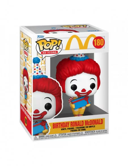 McDonalds Figura POP! Ad Icons Vinyl Birthday Ronald 9 cm