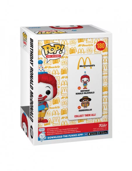 McDonalds Figura POP! Ad Icons Vinyl Birthday Ronald 9 cm
