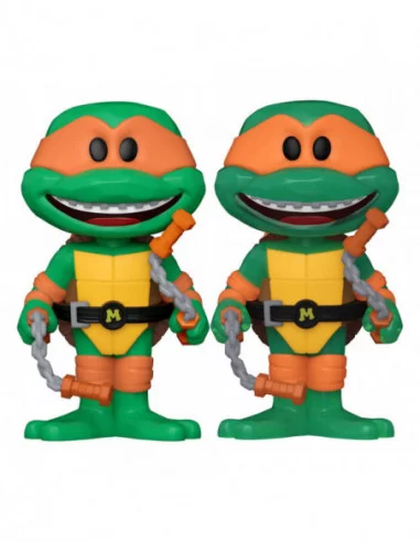 Tortugas Ninja Vinyl SODA Figuras Michelangelo w/ CH(M) 11 cm Surtido (6)