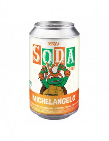 Tortugas Ninja Vinyl SODA Figuras Michelangelo w/ CH(M) 11 cm Surtido (6)