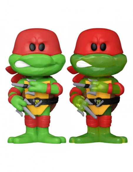 Tortugas Ninja Vinyl SODA Figuras Raphael w/ CH(M) 11 cm Surtido (6)