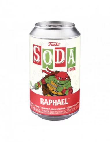 Tortugas Ninja Vinyl SODA Figuras Raphael w/ CH(M) 11 cm Surtido (6)