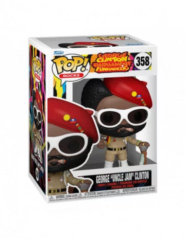 George Clinton POP! Rocks Vinyl Figura Parliament Funkadelic 9 cm