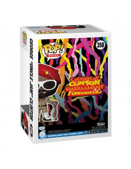 George Clinton POP! Rocks Vinyl Figura Parliament Funkadelic 9 cm