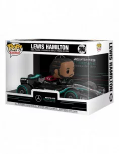 Fórmula 1 POP! Rides Super Deluxe Vinyl Figura Mercedes Hamilton 15 cm 2