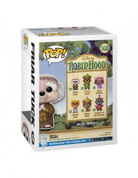 Robin Hood Figura POP! Disney Vinyl Friar Tuck 9 cm