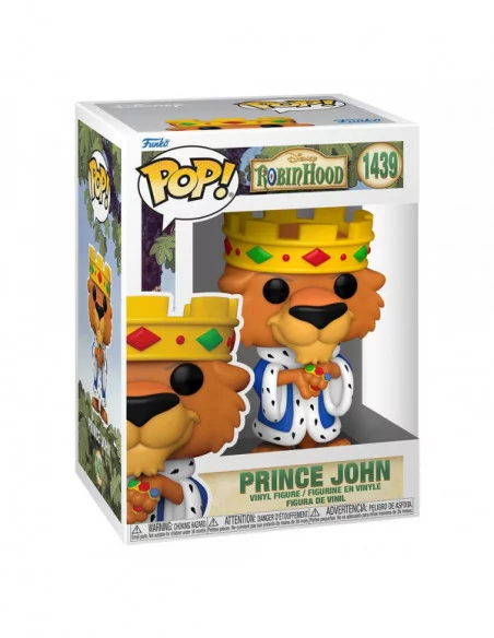 Robin Hood Figura POP! Disney Vinyl Prince John 9 cm
