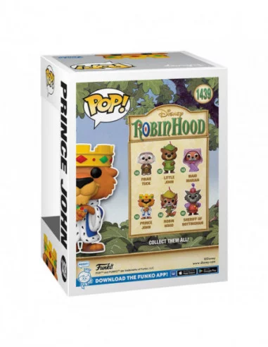 Robin Hood Figura POP! Disney Vinyl Prince John 9 cm
