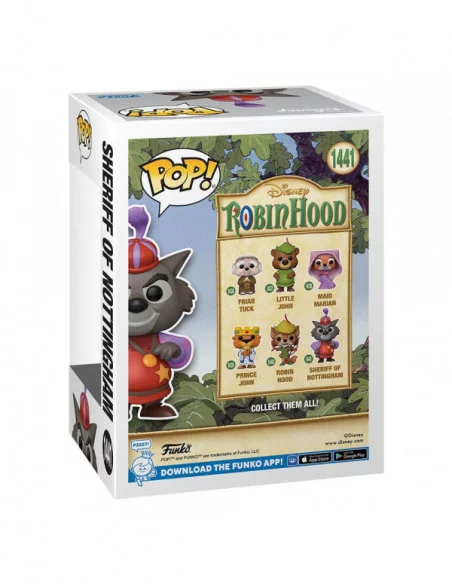 Robin Hood Figura POP! Disney Vinyl Sheriff of Nottingham 9 cm