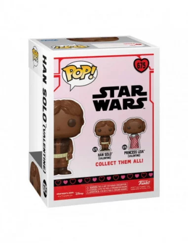 Star Wars Valentines Figura POP! Vinyl Han Solo (Val Choc) 9 cm