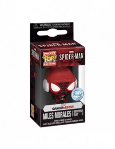 Marvel Llaveros POP! Vinyl Miles Morales- Winter Miles 4 cm Expositor (12) 2