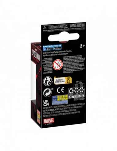 Marvel Llaveros POP! Vinyl Miles Morales- Winter Miles 4 cm Expositor (12)