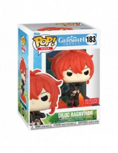 Genshin Impact POP! Games Vinyl Figura Diluc Ragnvindr 9 cm 2