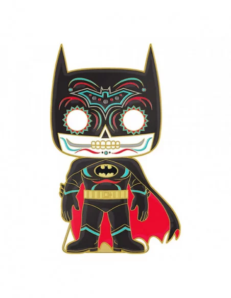 DC Comics DOTD Loungefly POP! Pin Chapa esmaltada Batman (Glow-in-the-Dark) 10 cm