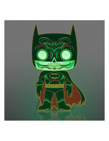 DC Comics DOTD Loungefly POP! Pin Chapa esmaltada Batman (Glow-in-the-Dark) 10 cm