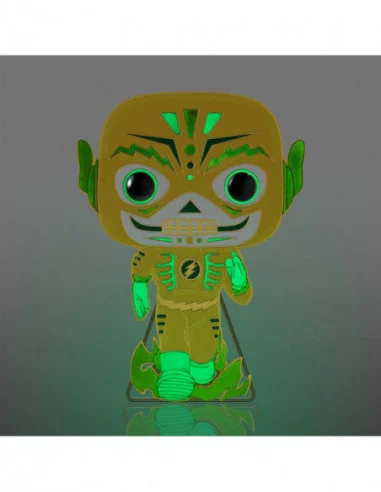 DC Comics DOTD Loungefly POP! Pin Chapa esmaltada Flash (Glow-in-the-Dark) 10 cm
