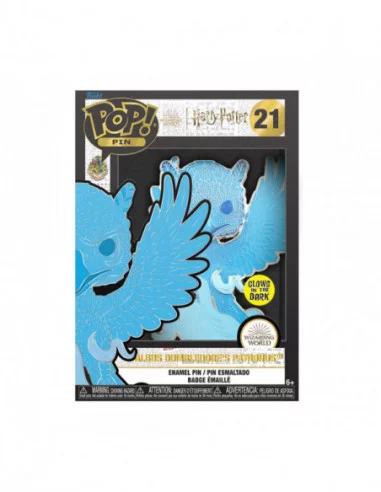 Harry Potter POP! Pin Chapa esmaltada Patronus Albus Dumbledore 10 cm