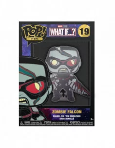 What If...? POP! Pin Chapa esmaltada Zombie Falcon 10 cm 2