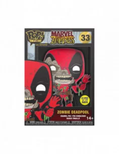 Marvel Zombie Loungefly POP! Pin Chapa esmaltada Deadpool (Glow-in-the-Dark) 10 cm 2