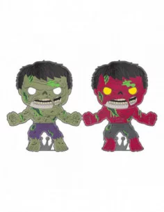 Marvel Zombie Loungefly POP! Pin Chapa esmaltada Hulk (Glow-in-the-Dark) 10 cm
