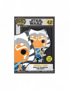Star Wars Clone Wars Loungefly POP! Pin Chapa esmaltada Ahsoka (Glow-in-the-Dark) 10 cm 2