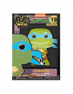 Tortugas Ninja POP! Pin Chapa esmaltada Leonardo 10 cm 2