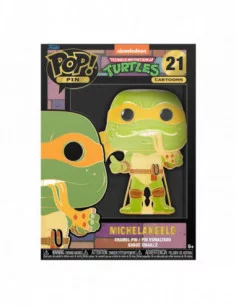 Tortugas Ninja POP! Pin Chapa esmaltada Michelangelo 10 cm 2