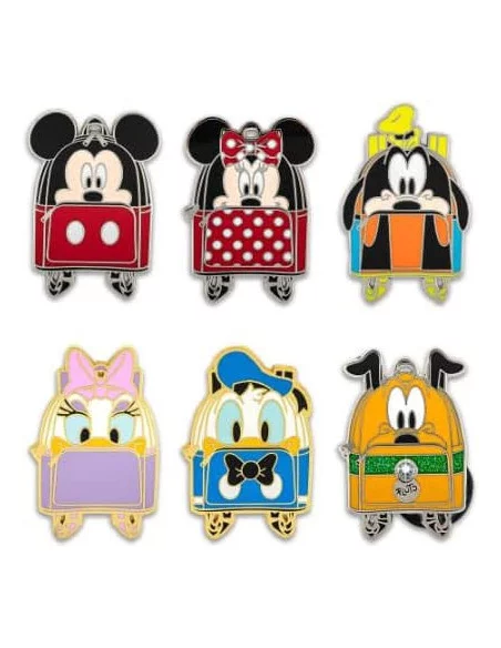 Disney by Loungefly Pin Chapas esmaltadas Sensational Six Character Backpacks 3 cm Expositor (12)