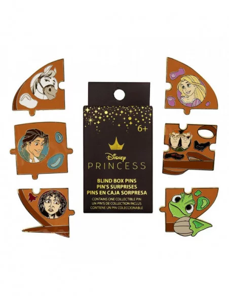 Disney Loungefly POP! Pin Chapas esmaltadas Tangled Rapunzel Paints 3 cm Surtido (12)