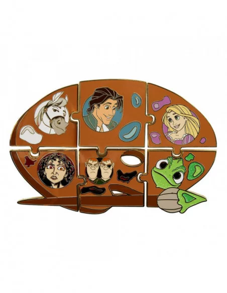 Disney Loungefly POP! Pin Chapas esmaltadas Tangled Rapunzel Paints 3 cm Surtido (12)