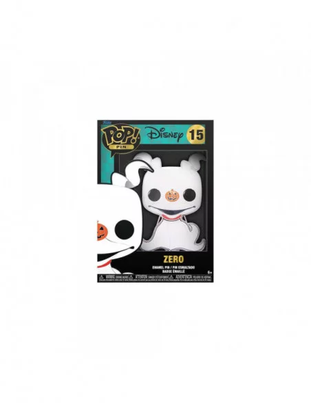 Pesadilla antes de Navidad POP! Pin Chapa esmaltada Zero 10 cm