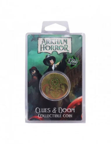 Arkham Horror Moneda Clues & Doom Limited Edition